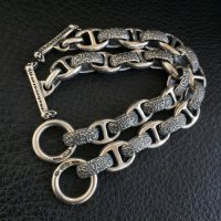 Miracle Smooth Anchor & Chiseled Largest H.W.O Links Bracelet