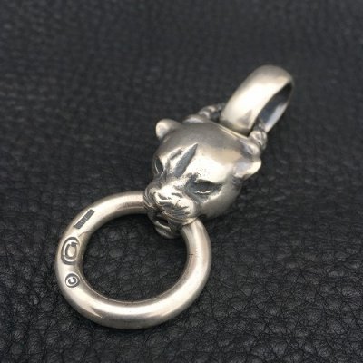 画像3: Panther With Chiseled Loop & Smooth H.W.O Pendant