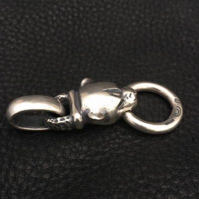 画像8: Panther With Chiseled Loop & Smooth H.W.O Pendant