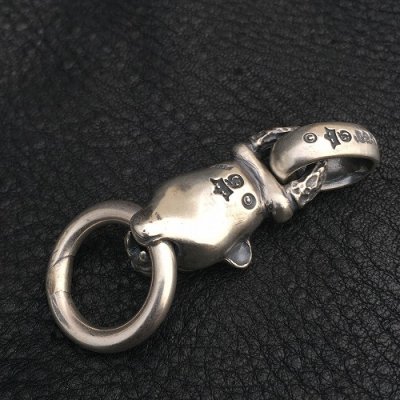 画像7: Long Neck Panther With Chiseled Loop H.W.O Pendant