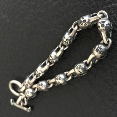 画像11: Quarter 11 Skull Links Bracelet