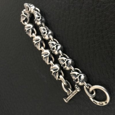 画像6: Quarter 11 Skull Links Bracelet