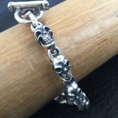画像15: Quarter 11 Skull Links Bracelet