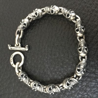 画像3: Quarter 11 Skull Links Bracelet