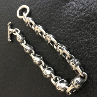 画像10: Quarter 11 Skull Links Bracelet