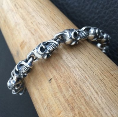 画像14: Quarter 11 Skull Links Bracelet