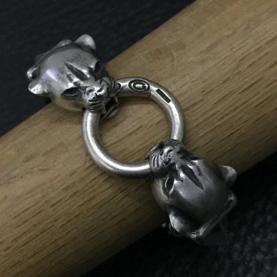 画像6: Panther Triangle Wire Bangle Bracelet