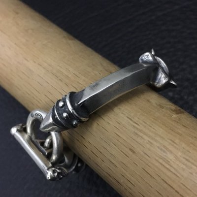 画像11: Panther Triangle Wire Bangle Bracelet