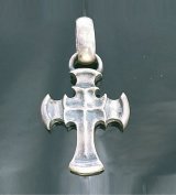 One Eighth Battle-Ax Cross With H.W.O Pendant