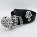 画像1: Multi-Gothic Cross Heart Buckle With Heart Belt Loop & Tip (1)