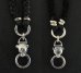 画像4: Quarter Panther & braid leather necklace (4)