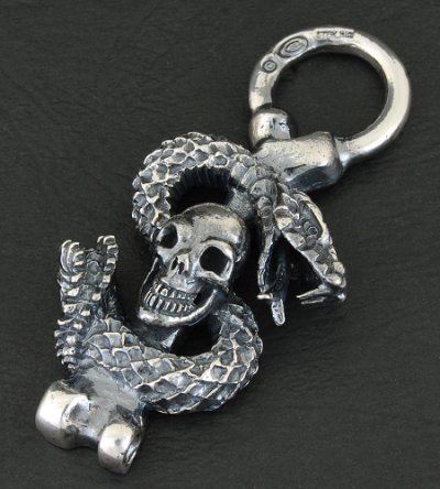 画像3: Skull On Snake Pendant