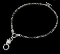 Half Panther With 2 Quarter Skulls & 6Chain Necklace