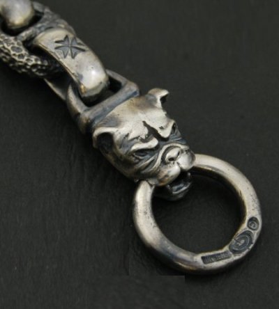 画像3: Bulldog With H.W.O & Chiseled Anchor Links Bracelet