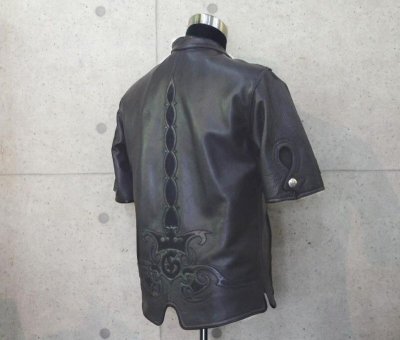 画像5: Gaboratory Tribal Leather Shirt (Short sleeve)