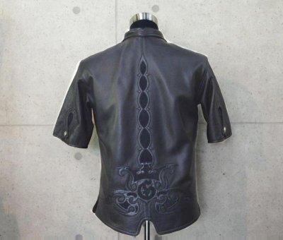 画像4: Gaboratory Tribal Leather Shirt (Short sleeve)