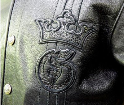 画像11: Gaboratory Tribal Base Ball Leather Shirt