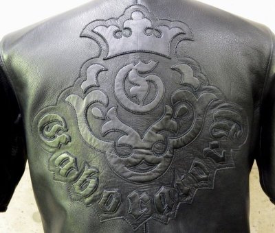 画像8: Gaboratory Tribal Base Ball Leather Shirt