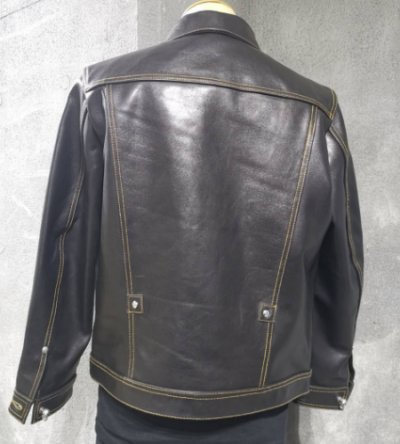 画像4: Zaza Clothing Line Horse Hide  Leather Jacket