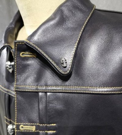 画像5: Zaza Clothing Line Horse Hide  Leather Jacket