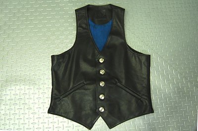 画像1: Gaboratory Leather Vest