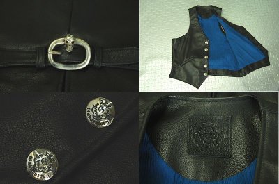 画像2: Gaboratory Leather Vest