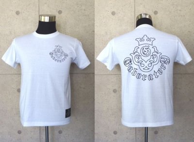 画像1: Atelier mark T-shirt [White/Outline]