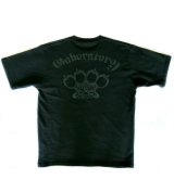 Gaboratory Knuckle Duster 10.2oz Heavy Weight T-shirt [Black/Black]