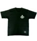 画像2: Gaboratory Knuckle Duster 10.2oz Heavy Weight T-shirt [Black/WHite] (2)