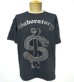 画像1: Gaboratory Snake & Bone 6.2oz T-shirt [Black/Silver Gray] (1)