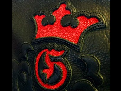 画像4: Gaboratory Clutch bag (Stingray inlay)