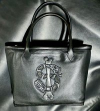 Snake & Born Overlay Square Tote Bag (Large)