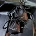 画像12: G&Crown Quarter Cross Oval With Crown Pins Buffalo Leather Drawstring Bag (L) (12)
