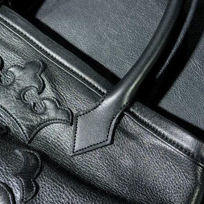 画像11: Black On Black Layered Atelier Mark Overlay Square Tote Bag