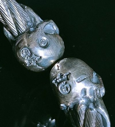 画像6: Skull Cable Wire Bangle