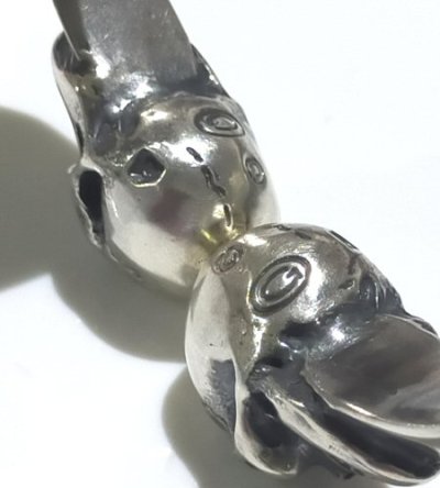 画像10: Floating Miracle Skull Triangle Wire Bangle