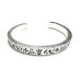 画像10: Multi Stamp Quarter Flat Bar Bangle 7mm Bold