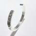 画像2: Multi Stamp Quarter Flat Bar Bangle 7mm Bold (2)
