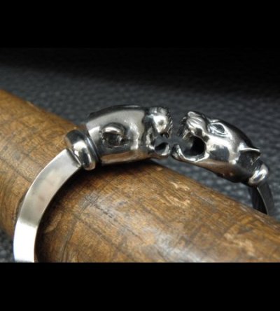 画像4: Panther Triangle Wire Bangle