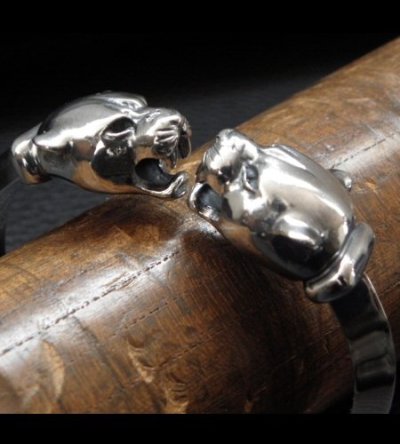 画像9: Panther Triangle Wire Bangle