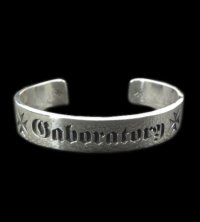 Gaboratory Logo Mark Flat Bar Bangle