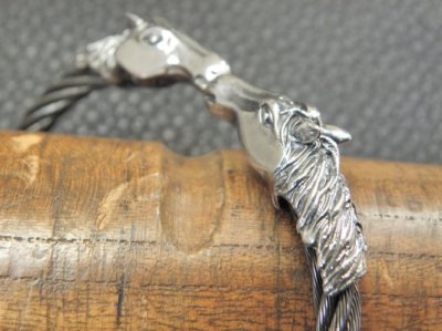 画像11: Half Horse Cable Wire Bangle