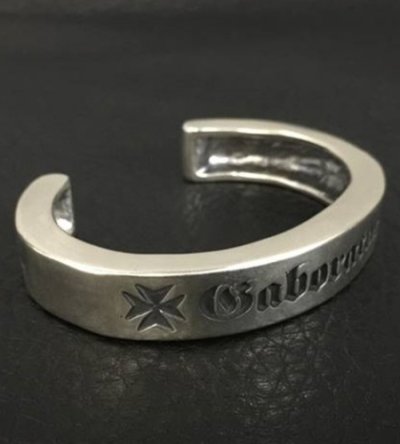 画像4: Gaboratory Logo Mark Flat Bar Bangle Bold