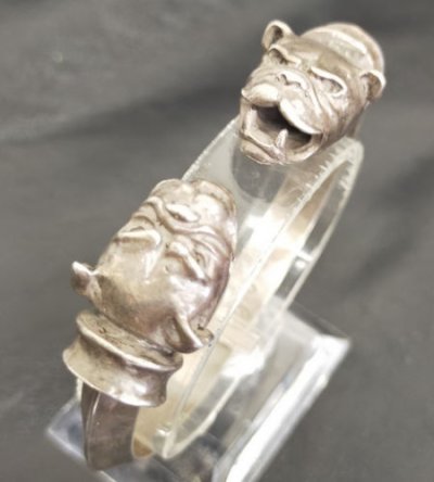 画像10: Bulldog With Bolo Neck Triangle Wire Bangle