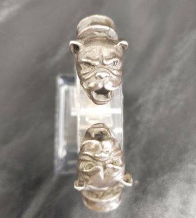 画像9: Bulldog With Bolo Neck Triangle Wire Bangle