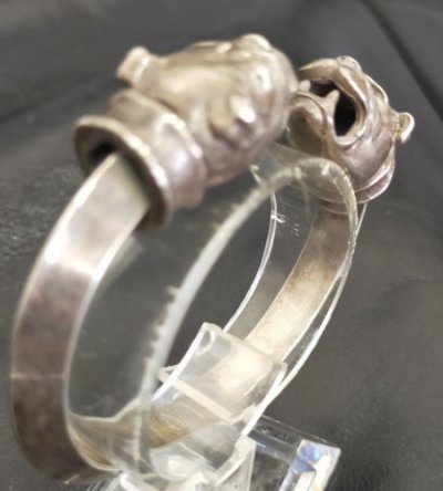 画像7: Bulldog With Bolo Neck Triangle Wire Bangle