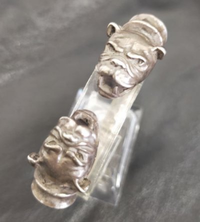 画像5: Bulldog With Bolo Neck Triangle Wire Bangle
