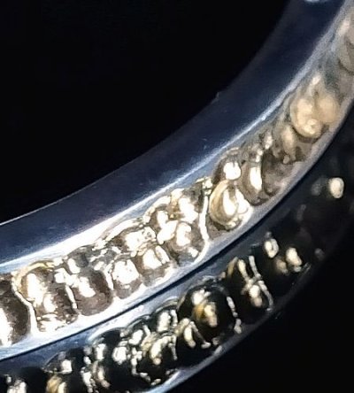 画像6: Pure Gold Wrap 6 x 4mm Wide Side Flat Chiseled Reel Bangle