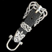 Buffalo Skull On Snake Buckle Belt Loop