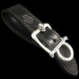 Skull On American Classic Square Buckle With Phantom T-bar & O-ring Belt Loop